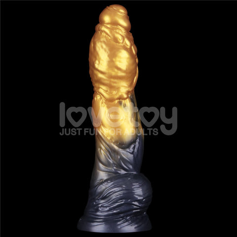 Aerosx Dual Density Inflatable Dildo (Gold/Blue) 10 Inch 33 cm – Versatile Inflatable Dildo Fantasy Dongs