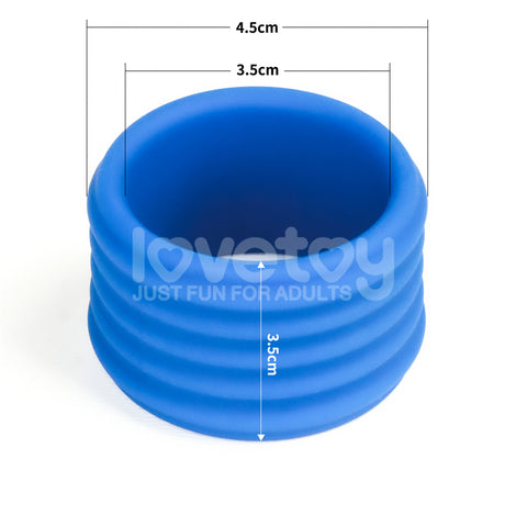Deep Rib Grip Ring – Silicone Stretch Grip Ring > Cock Ring > Single