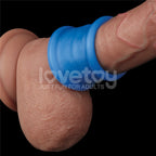 Tapered Squeeze Stretcher – Dual-Function Penis Ring and Ball Stretcher Silicone Device > Sex Toys For Men > Ball Stretchers