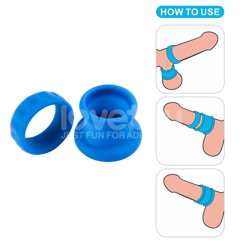 Twin Flex Stretcher – Versatile Two-Piece Adjustable Stretching Device > Cock Ring > Single