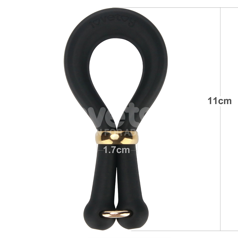 AnyFit Silicone Stretcher Ring – Adjustable Dual-Loop Silicone Stretcher > Cock Ring > Adjustable