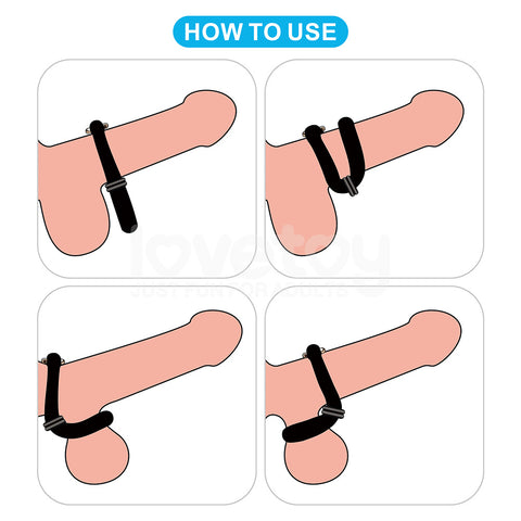 Pinnacle Pro AnyFit Plus – Adjustable Silicone Cock Ring Stretcher > Cock Ring > Adjustable