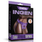 Easy Strap On Harness Polka Dot Purple Purple > Dildos > Strap On Harnesses
