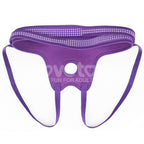 Easy Strap On Harness Polka Dot Purple > Dildos > Strap On Harnesses