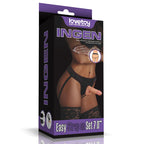 Easy Strap-on Set 7" (Flesh) 7" > Dildos > Strap On Harnesses
