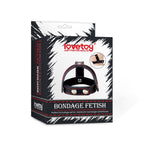Bondage Fetish T-Style Leather Cock Ring with Ball Divider – Leather Cock Ring Black > Clothes > Mens Leather