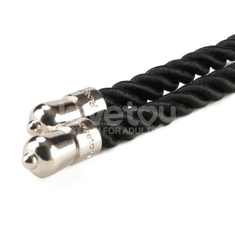 Rebellion Reign Silky Bondage Rope - Black 10 Metres Length BONDAGE-TOYS