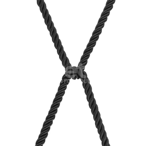 Rebellion Reign Silky Bondage Rope - Black 10 Metres Length BONDAGE-TOYS