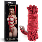Rebellion Reign Ebony Silky Bondage Rope 10 Meter Red > Bondage Gear > Rope