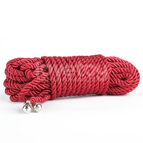 Rebellion Reign Red Silky Bondage Rope 10 Metre Length BONDAGE-TOYS