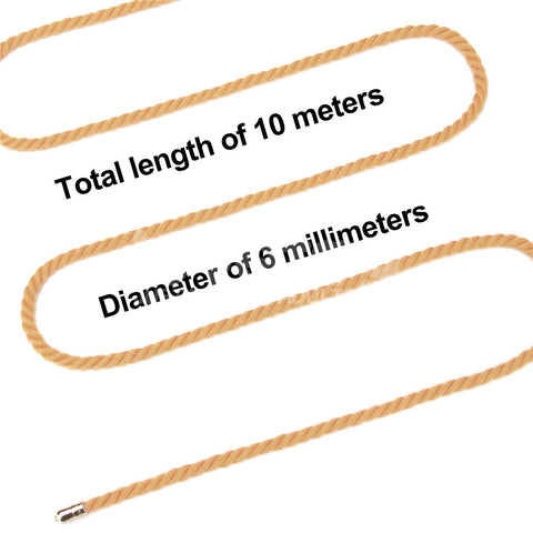 Rebellion Reign Natural Knot Bondage Rope (Turmeric) – 10 Meter Durable Bondage Rope Rope