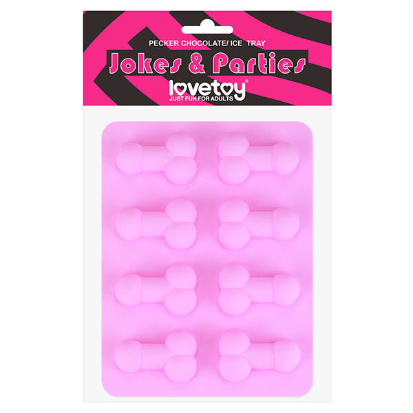 Pecker Chocolate Ice Tray Silicone Mould Makes 8 Fun Shapes Secondary image