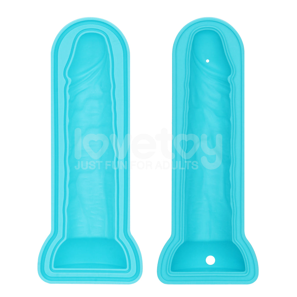 Realistic Penis-Shaped Silicone Ice Tray – Flexible Food-Grade Silicone Ice Mold > Novelties > Party Supplies