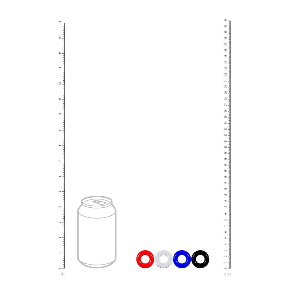 LEVELZ Multicolour Cock Ring Set - 4 Pack - Cock Rings - 4 Pack > Cock Ring > Sets