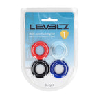 LEVELZ Multicolour Cock Ring Set - 4 Pack - Cock Rings - 4 Pack > Cock Ring > Sets