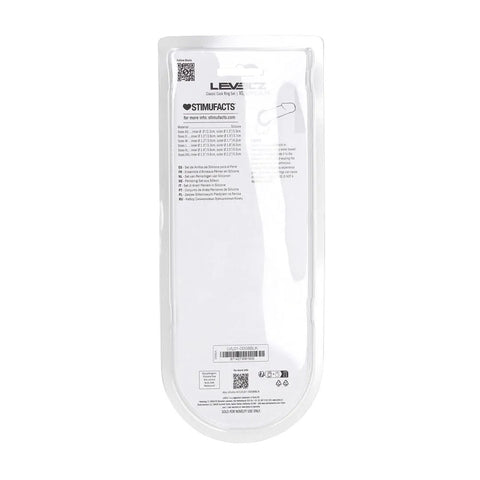 Levelz Classic Silicone Cock Ring Set (6 Sizes) – Body-Safe Silicone Cock Rings Set COCK RING Set