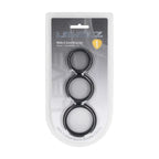 Levelz Wide O Silicone Cock Ring Set of Three Sizes S, M, L – Body-Safe Silicone Cock Rings Set > Cock Ring > Sets