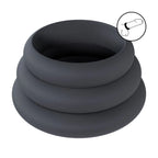 Levelz Wide O Silicone Cock Ring Set (Large, Extra Large, XXL) – Body-Safe Silicone Cock Rings Set of 3 > Cock Ring > Sets