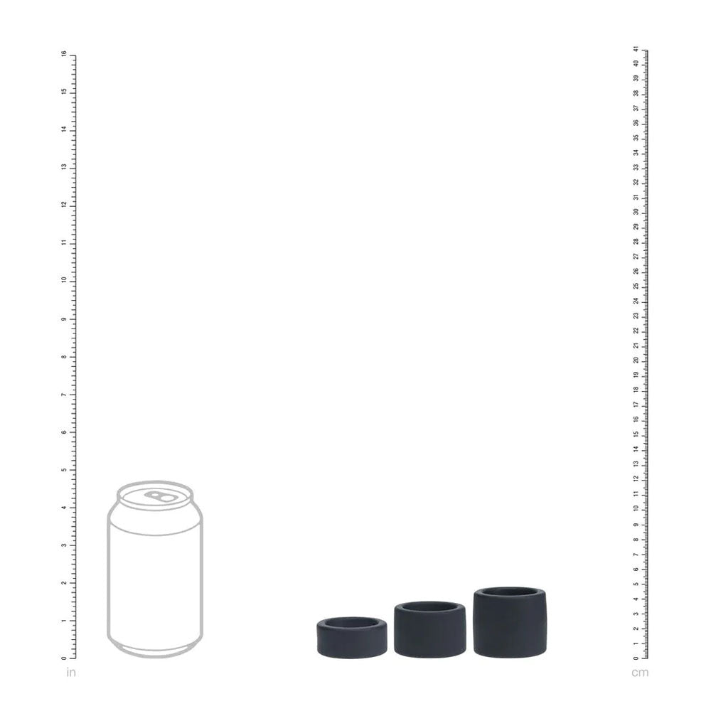 Levelz Liquid Silicone Ball Strap Set of 3 – Firm Flexible Ball Stretchers Set > Sex Toys For Men > Ball Stretchers