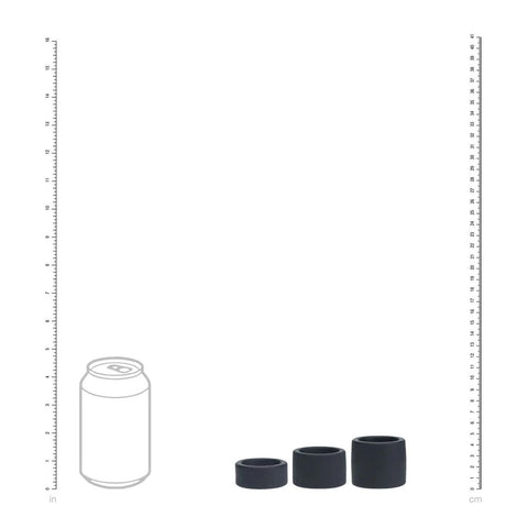 Levelz Liquid Silicone Ball Strap Set of 3 – Firm Flexible Ball Stretchers Set > Sex Toys For Men > Ball Stretchers