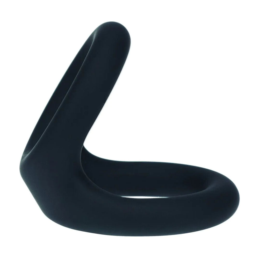 Levelz Double O Silicone (Black) – Dual-Loop Cock and Balls Ring > Cock Ring > Sling