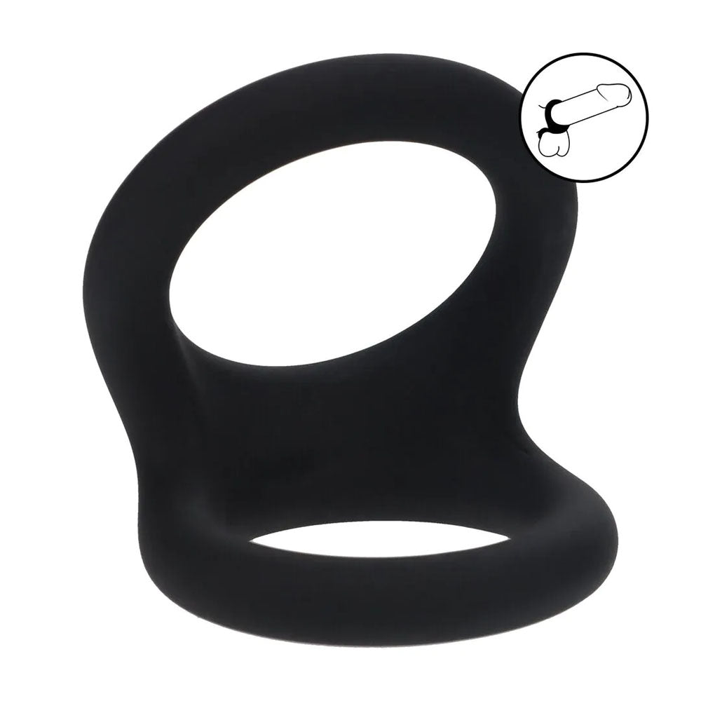 LEVELZ Double O (Large) – Silicone Cock and Balls Ring Secondary image