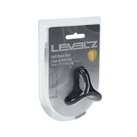LEVELZ Soft Bead Grip Silicone Cock Ring - - Cock & Balls Rings > Cock Ring > Single