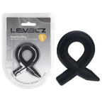 Levelz Pencil Liquid Silicone Cock Ring – Premium Non-Vibrating Silicone Cock Ring Black > Cock Ring > Single