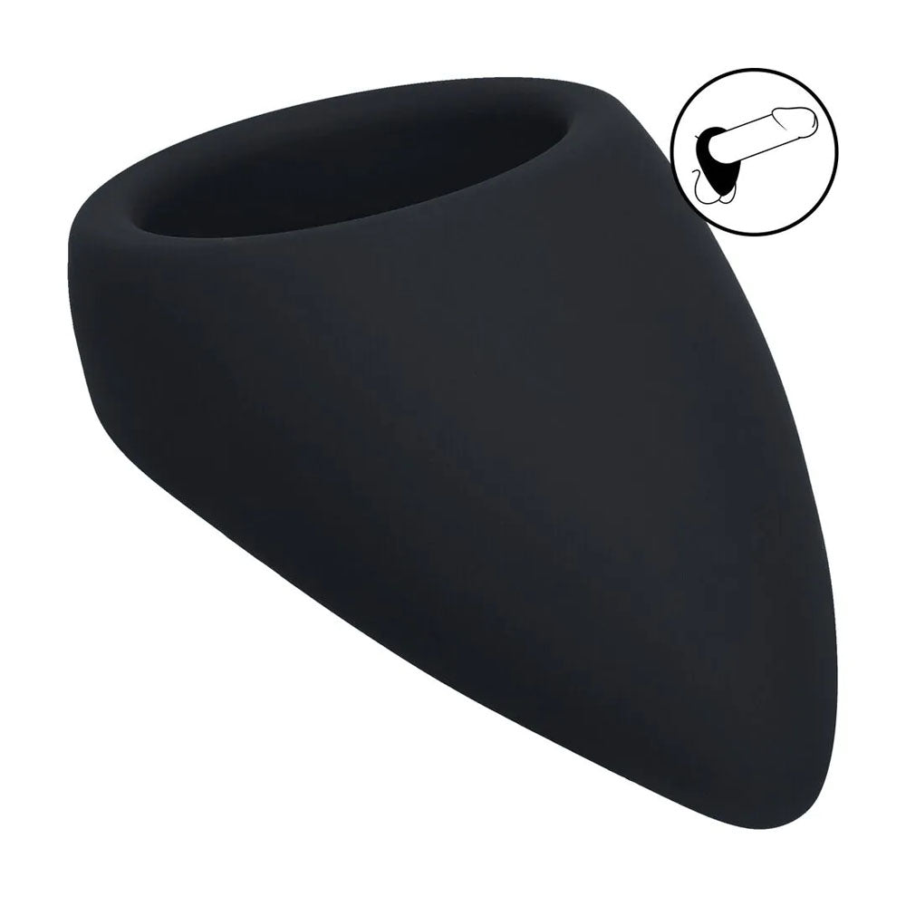 Levelz Teardrop Silicone Cock Ring – Ergonomic Silicone Cock Ring Secondary image