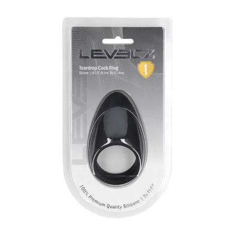 Levelz Teardrop Silicone Cock Ring – Ergonomic Silicone Cock Ring COCK RINGS
