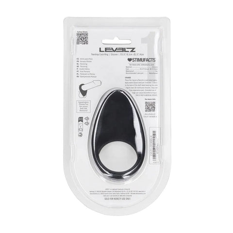 Levelz Teardrop Silicone Cock Ring – Ergonomic Silicone Cock Ring COCK RINGS