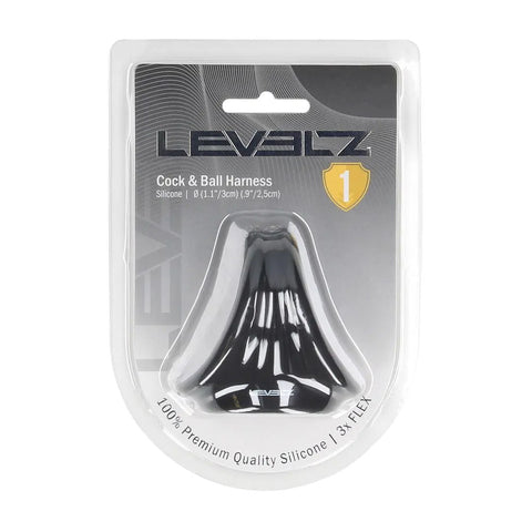Levelz Silicone Cock & Ball Harness – Thick Supportive Cock and Ball Ring COCK RINGS Sling