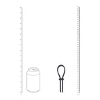 Levelz Wide Adjustable Silicone Lasso (Black) – Flexible Non-Vibrating Adjustable Cock Ring > Cock Ring > Adjustable