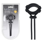 Levelz Wide Detachable Lasso (Black) – Adjustable Silicone Cock Ring Black > Cock Ring > Adjustable