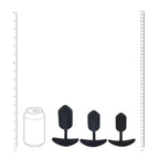 LEVELZ Silicone Weighted Anal Plug Training Set – Weighted Butt Plugs Set of 3 Sizes > Anal Range > Butt Plug Kits