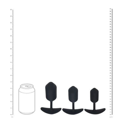 LEVELZ Silicone Weighted Anal Plug Training Set – Weighted Butt Plugs Set of 3 Sizes > Anal Range > Butt Plug Kits