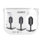 LEVELZ Silicone Weighted Anal Plug Training Set – Weighted Butt Plugs Set of 3 Sizes > Anal Range > Butt Plug Kits