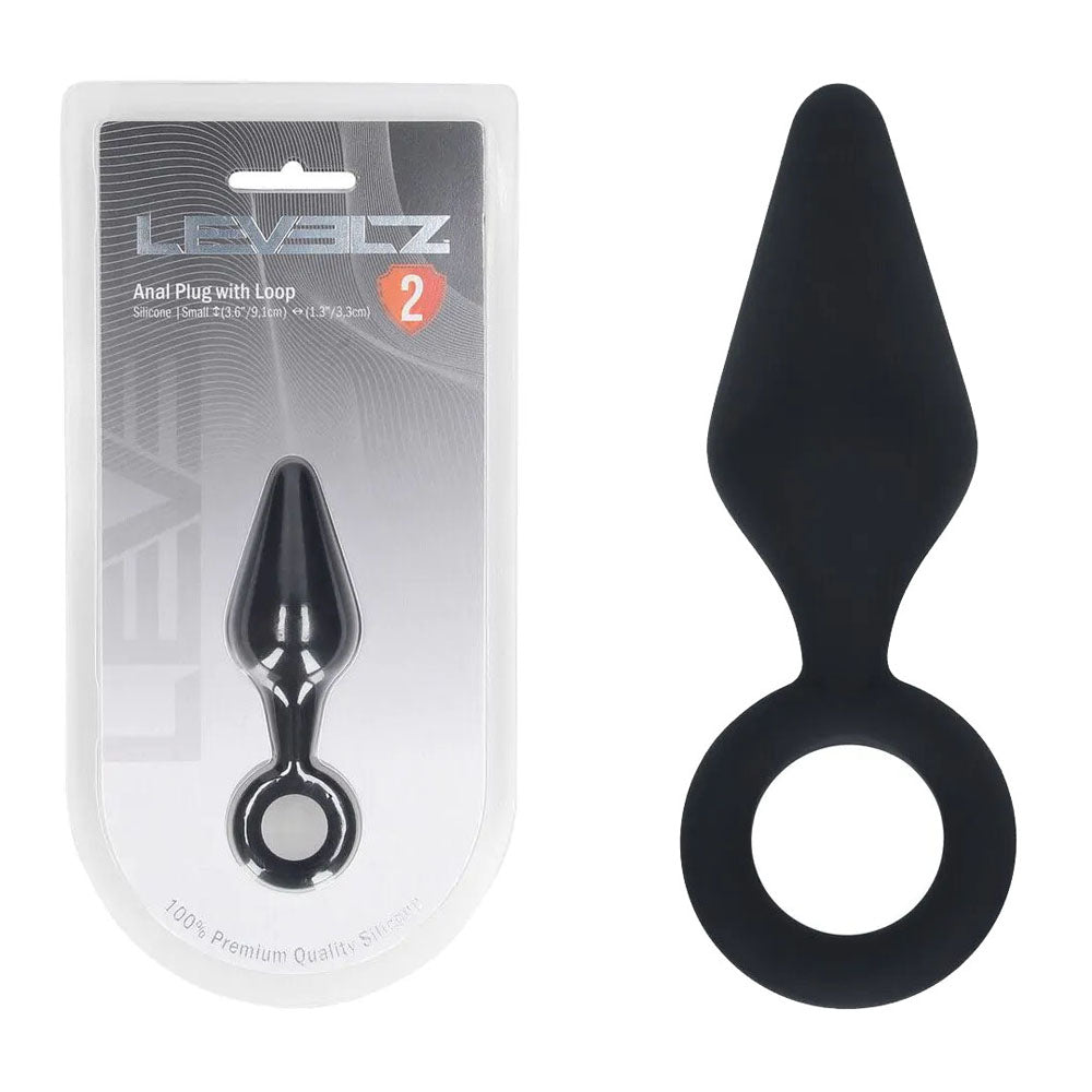 Levelz Silicone Anal Plug Small – Slim Small Butt Plug Black > Anal Range > Butt Plugs