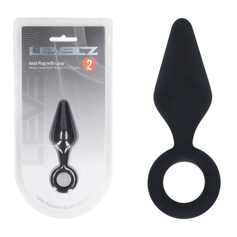 Levelz Silicone Anal Plug Small – Slim Small Butt Plug Black > Anal Range > Butt Plugs