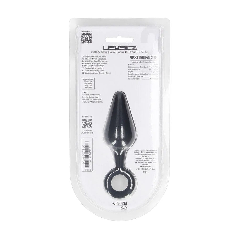 Levelz Silicone Anal Plug Medium – Slim Medium Butt Plug > Anal Range > Butt Plugs