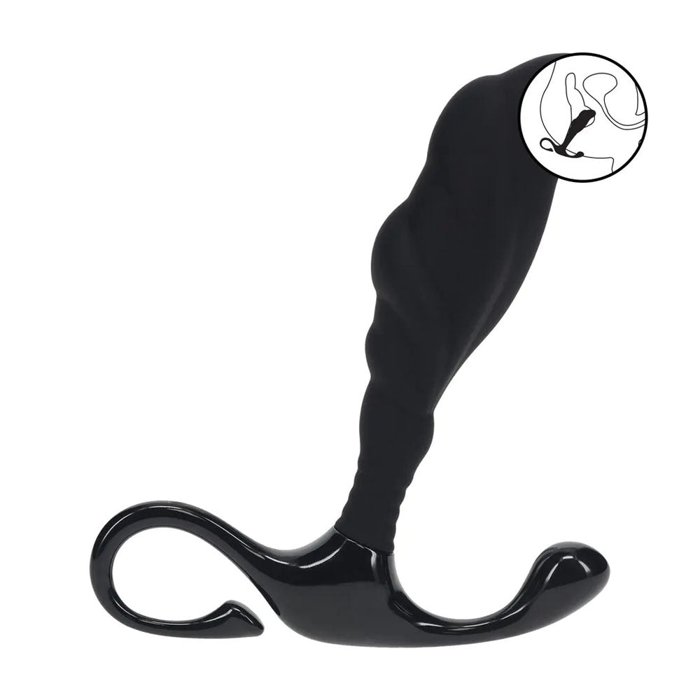 Levelz Rippled with Hard Loop (Small) – Silicone Small Prostate Massager Secondary image