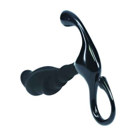 Levelz Rippled with Hard Loop (Small) – Silicone Small Prostate Massager > Anal Range > Prostate Plugs