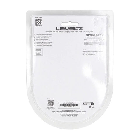 Levelz Rippled with Hard Loop (Small) – Silicone Small Prostate Massager > Anal Range > Prostate Plugs