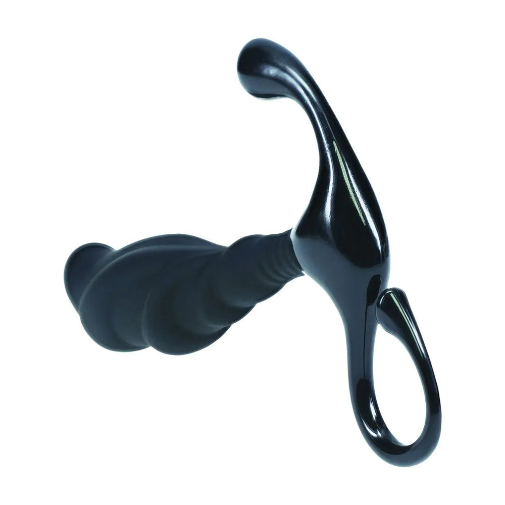 Levelz Rippled with Hard Loop (Large) – Silicone Large Prostate Massager > Anal Range > Prostate Plugs