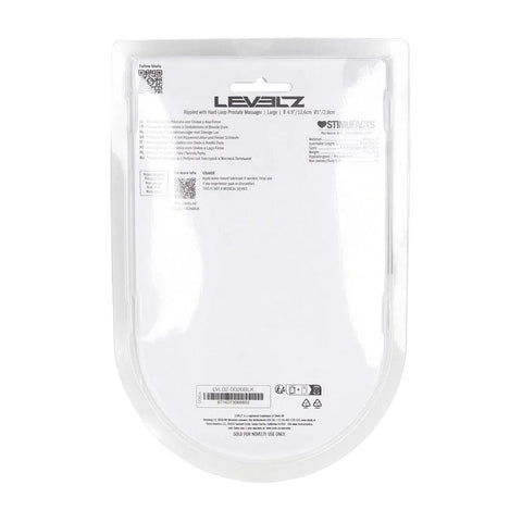 Levelz Rippled with Hard Loop (Large) – Silicone Large Prostate Massager > Anal Range > Prostate Plugs