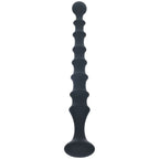 Levelz Ribbed Silicone Flared Anal Probe 26.7 cm – Textured Silicone Anal Beads > Anal Range > Anal Beads