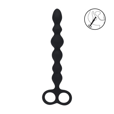 Levelz Beaded Silicone Anal Probe (24.5 cm) – Slim Flexible Anal Beads > Anal Range > Anal Beads