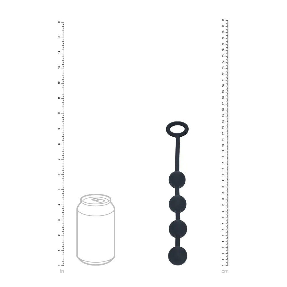 Levelz Round Silicone Small Anal Balls 23 cm 20 mm – Slim Flexible Silicone Anal Balls > Anal Range > Anal Beads