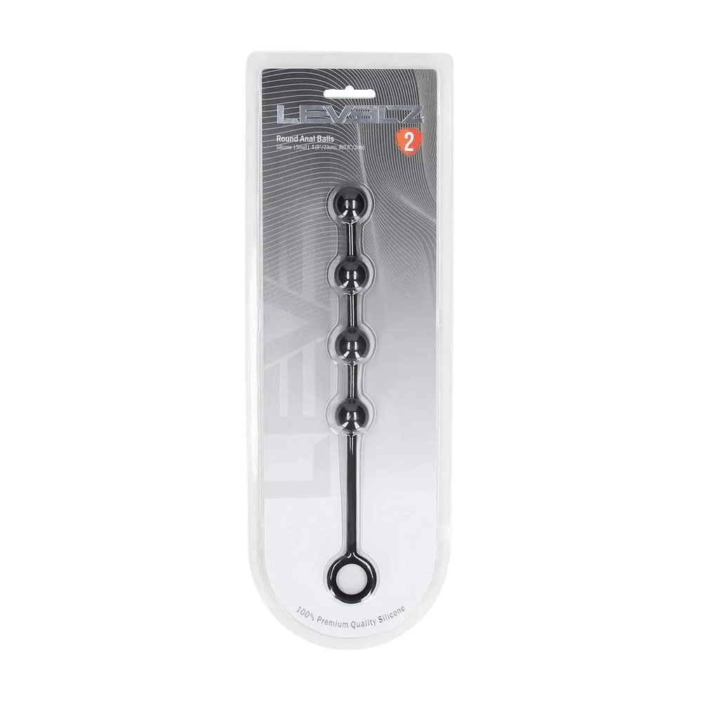 Levelz Round Silicone Small Anal Balls 23 cm 20 mm – Slim Flexible Silicone Anal Balls > Anal Range > Anal Beads