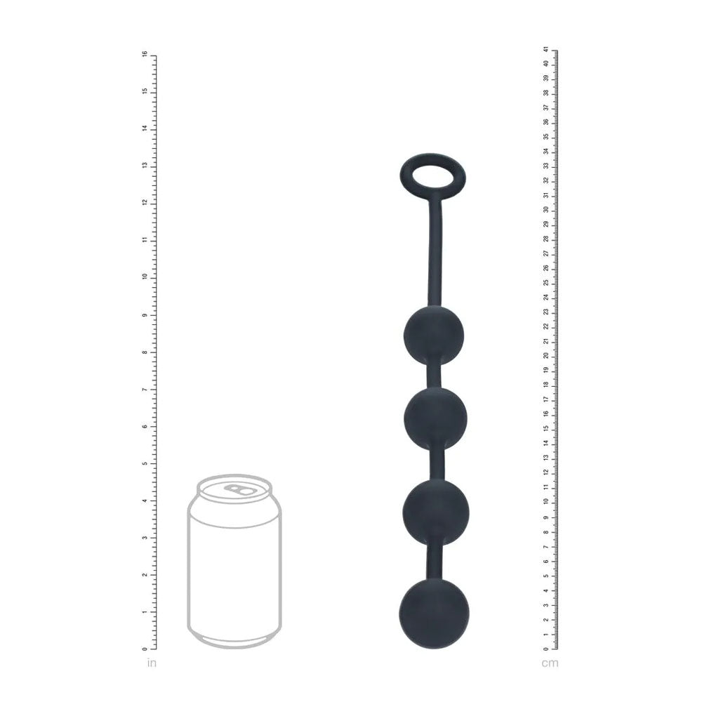 Levelz Round Silicone Medium Anal Balls 20mm Diameter 32cm Length – Premium Silicone Anal Balls > Anal Range > Anal Beads